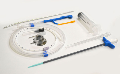 Система для венозно-артериального доступа c портом эллипсовидным PORT TI (титановым) с катетером 8 F и набором для установки купить оптом в Курске