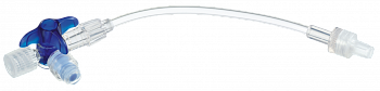 Кран 3-ходовой Дискофикс С с Сэйффлоу 360° синий линия 75 см купить в Курске