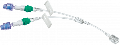 Удлинительная Y-линия с 2-мя коннекторами Сэйффлоу и возвратным клапаном 12 см купить оптом в Курске